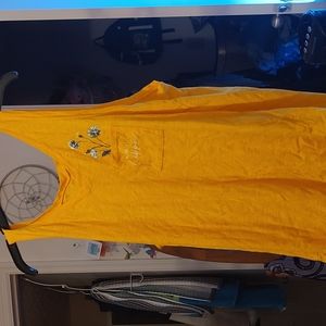 Yellowish/orange tank top